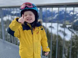 Familien Husballe Rude tog på skiferie i en Volkswagen California