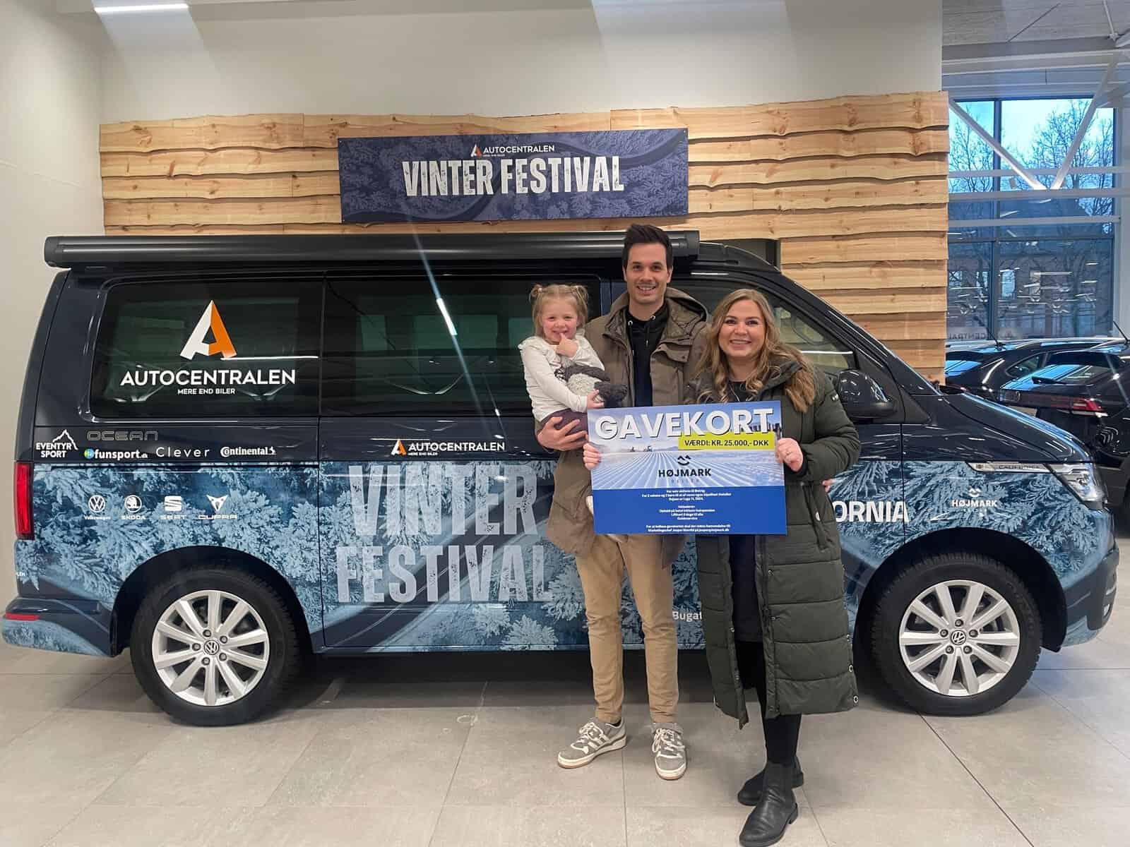 Vinterfestival-vinder på skiferie - Volkswagen California 2