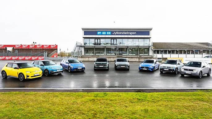 Årets Bil i Danmark 2026 skal vælges mellem syv elektriske modeller