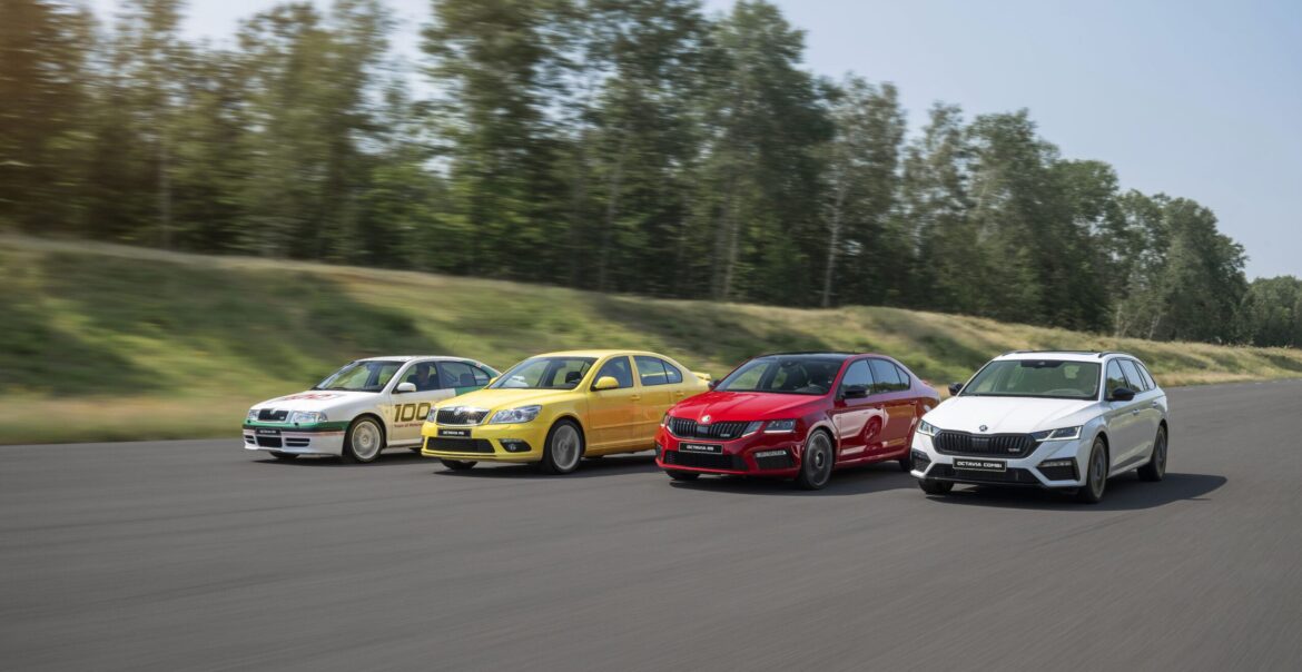 Škoda Octavia fylder 30: Tre årtier som brandikon 25 {{brizy_dc_image_alt imageSrc=